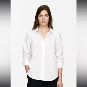 Arket Regular Fit Cotton Poplin Button Down